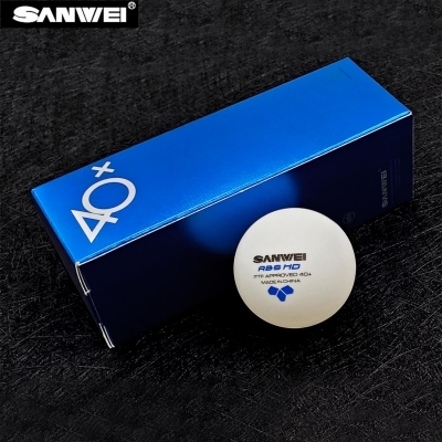 SANWEI ABS HD 40+ 3* TABLE TENNIS BALL x12